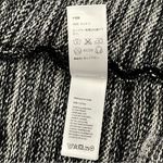 Kate Spade Saturday Black and Grey Marled Knit Hooded Vest M Photo 7