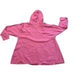 Bryn Walker Lagenlook Linen Pullover Hooded Top Pink Linen Front Pocket Size XL Photo 1