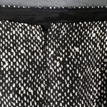 Rickie Freeman Teri Jon Womens 10 Black White Print Silk Wool Pencil Skirt Photo 7