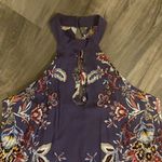 Francesca's Francesca’s Purple Floral Dress Photo 1