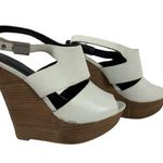 Trouve Women's White & Tan Wedges Size 6.5 Photo 2