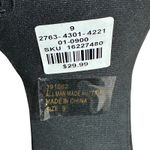 Charlotte Russe  Platform Heels Womens 9 Black Ankle Strap Faux Suede Open Toe Photo 7