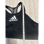 Adidas  Sports Bra Plus Size 2XL Curvy Black Athleisure Yoga Workout Active Mesh Photo 4