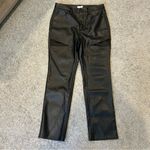 Good American Good 90's Icon Faux Leather Pants SIZE 15 Photo 1