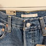 Levi's Levi’s Ribcage Ankle Straight Jeans Size 29 NEW Distressed Medium Blue Wash Photo 7