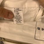 Frank & Eileen Killian White Jeans Size 29 High Rise Flare Jeans with Raw Hem Photo 5