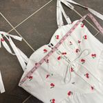 Mika & Gala NEW  Lilywhyt Cherry Print Corset Maxi Dress White Large L NWT Photo 11