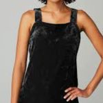 J.Jill Black Crushed Velvet Tank Top Women Size XL Photo 1
