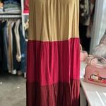 Loft  4 Tiered Jewel Tone Maxi Sundress XS NWT Photo 0
