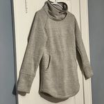 prAna  NWT thermal threads tunic jacket sweatshirt grey size XS kangaroo pocket Photo 2