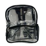 Clear Backpack Stadiums Festivals Sports Games School 12 X 10 X 4.5 Zippered Zip Photo 0