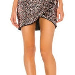 Camila Coelho  Black and Pink Sequin Mini Skirt Photo 0