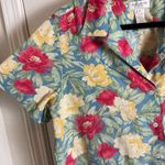 Jones New York  women’s Floral Short Sleeve Shirt X-Large Photo 3