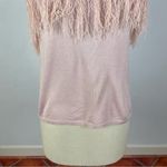 Sincerely Jules  Blush Pink Feather Tank Top Photo 3