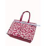 Michael Kors red women’s leather handbag purse clutch medium new SKU 4424 Photo 13