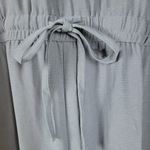 CAbi Womens Jumpsuit Size M French Navy Drawstring Waist Sleeveless Back Zip Photo 2