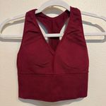 PINK - Victoria's Secret PINK Victoria’s Secret Maroon Sports Bra Photo 0
