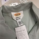 Talbots  Size 8 Pure Silk Short Sleeve Button Up Dress Shirt New Dead Stock Photo 5