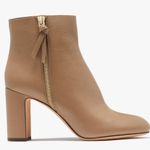 Kate Spade Knott Zip Booties, Light Fawn Pebble Calf Leather Size 11 New in Box Photo 1