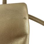 Jones New York NWT  Brushed Gold Leather Clutch Shoulderbag Photo 7