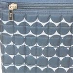LUG Blue Navy Crossbody Purse Crossbody Messenger Circles BIG Dots Photo 2