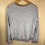 Sundry Metallic Heart Side Zip Sweatshirt Size 3 or US Large Gray Comfy Active Photo 7