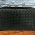 Bottega Veneta Intrecciato Lambskin Zippy Wallet Black Photo 0