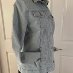 Croft & Barrow Pinstripe Jean Jacket Women's Photo 5
