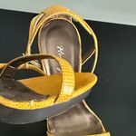 Yellow Strappy Heels Sz 6 Photo 8