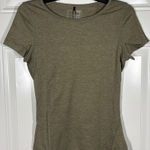 Universal Standard NWT Heather Olive Easy Active Tee Short Sleeve Top Size 4XS Photo 0