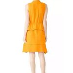 Derek Lam  10‎ CROSBY Yellow Saffron Tiered Dress Sleeveless Silk Blend Sz 4 $550 Photo 2