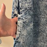 Who What Wear Blue denim acid wash Mini Dress Sleeveless sz L Photo 3