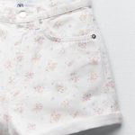 ZARA Printed Mom Fit Roller Shorts NWT Photo 7