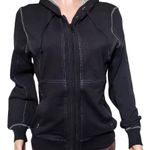 Pulp full zip black long sleeve with hoodie and pockets sweatshirt ML Size M Photo 0