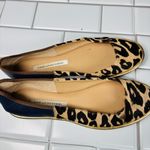 Diane Von Furstenberg DVF Navy and Leopard Botswana Ballet Flats‎ Photo 4