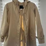 J.Crew Vintage 90s Khaki Snap-Buttoned Hooded Utility Trench Coat - 2P Photo 10