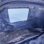 Coach Purse Light Blue Leather Signature C Laura Shoulder Tote Bag F18335 Photo 8