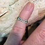 Sterling Silver Love Toe Ring Midi Ring Photo 0
