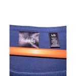 Rafaella Blue Sleeveless Knit Top Stud Detail Casual Solid Pullover Women L Photo 4