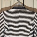 ZARA  Trafaluc Blue Striped Cropped Blazer Small Photo 9