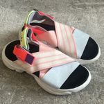 Adidas  Magmur Sandals Womens 6 Pink Neon Colorful Strappy Athletic Hook & Loop Photo 0