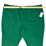 Eloquii  Hunter Green Stretch Slacks Trousers Tapered Leg size 28 NEW Tags Photo 5