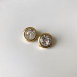 Givenchy  Vintage Gold Tone Clip On Earrings Photo 2