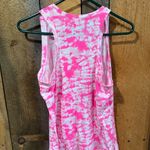 Reebok Pink and White Tie-Dye Tank Top Photo 2
