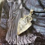 Fire & Ice Clear Quartz Arrowhead Necklace White Photo 4