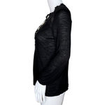 Meadow Rue Womens Small Black Cream Embroidered Lace Nimah Darcy Romantic Boho Photo 2