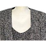 Alex Evenings New Ali Miles Jacket Size Medium Petite Black Abstract Artsy Art to Wear Work Photo 3