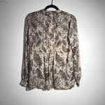 Knox Rose  Sheer Floral Button Down Shirt Size Small Photo 9