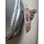 Victoria's Secret NWT  2016 Fashion Show Silver Crossbody Purse Tassel‎ Snakeskin Photo 3