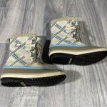 Sorel Grey, Biege, Light Blue and Black Fur-Lined Boots; 8 Women’s Photo 1